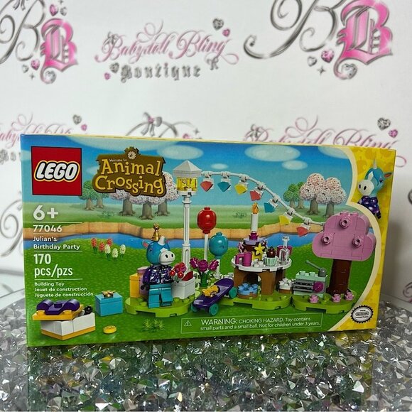 LEGO Animal Crossing build set party tea party Customizable Playset - Yellow - Picture 1 of 7